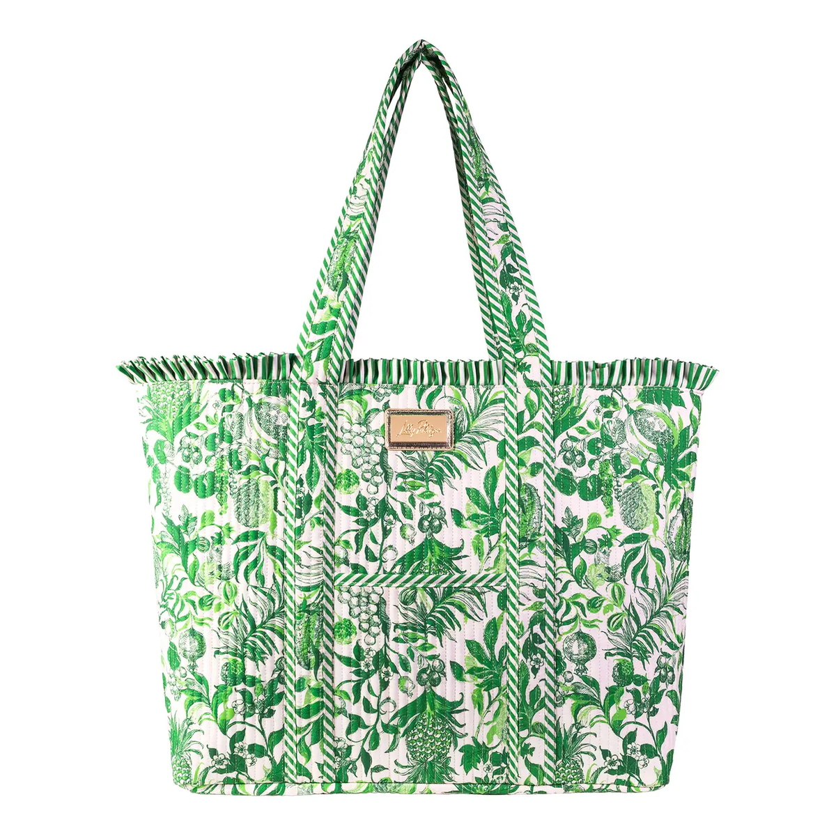 Quilted Ruffle Tote, Covent Garden: Lilly Pulitzer
