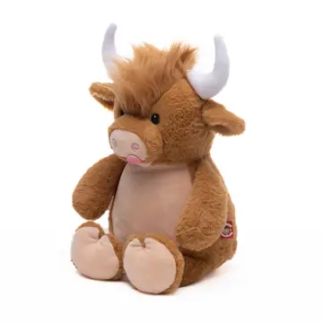Highland Cow with Removable Stuffing Pod