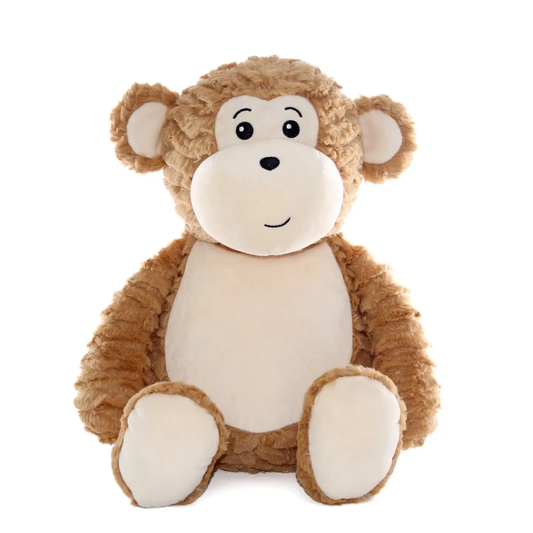 Monkey with Removable Stuffing Pod