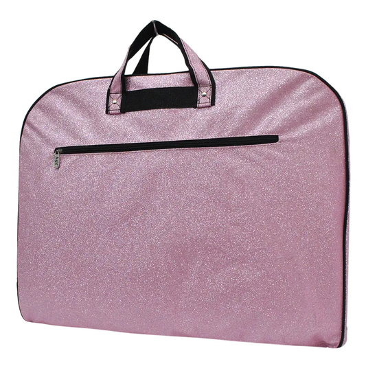 Pink Glitter Garment Bags