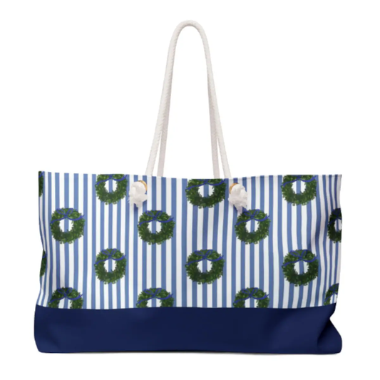 Weekender Tote Bag - Boxwood Wreath