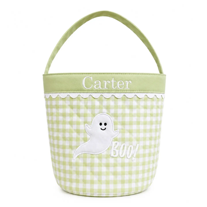 Personalized Glow-in-The-Dark Ghost Trick-Or-Treat Tote
