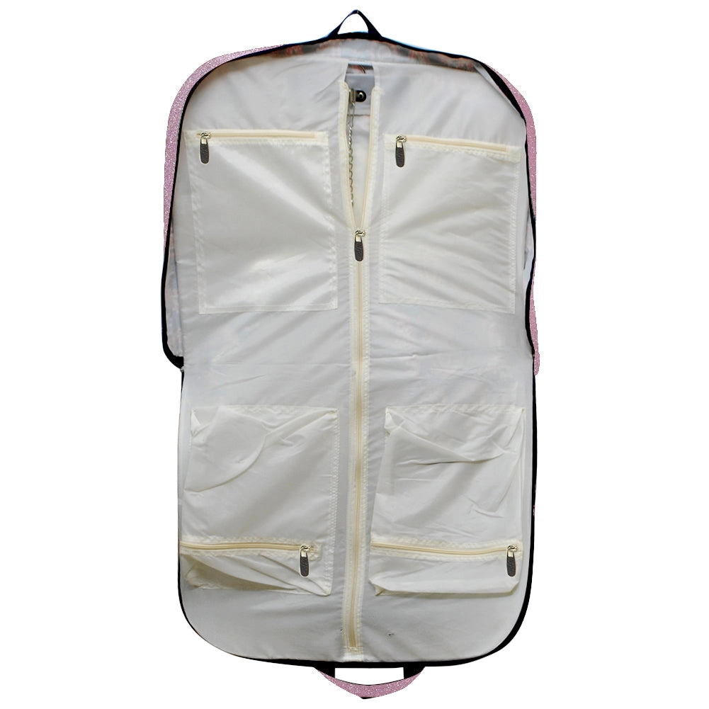 Pink Glitter Garment Bags